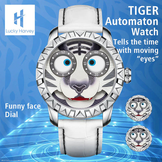 White Tiger Automatic Watch For Man Luminous Limited Edition 2022PCS